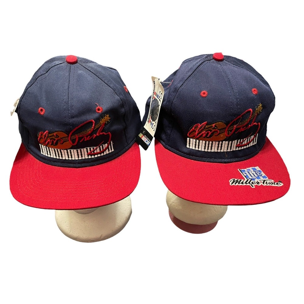 Rusty Wallace Elvis Presley Snapback Miller Racing Nascar Hat Youth Adult Pair